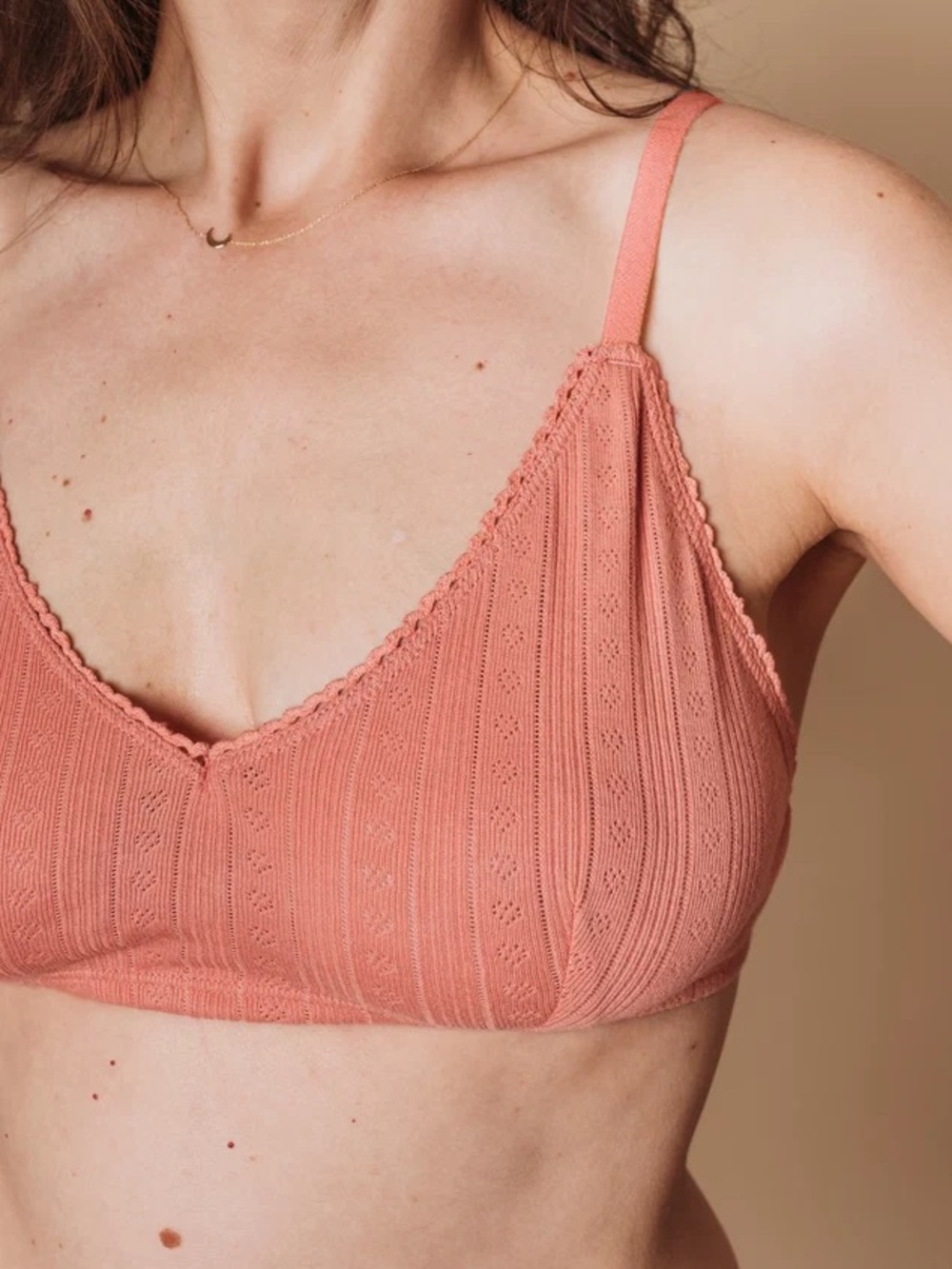 NWT Q for Quinn pointelle bra